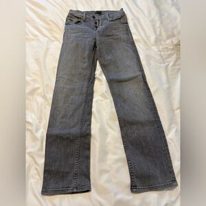 MOTHER Women's Straight Leg Gray Jeans